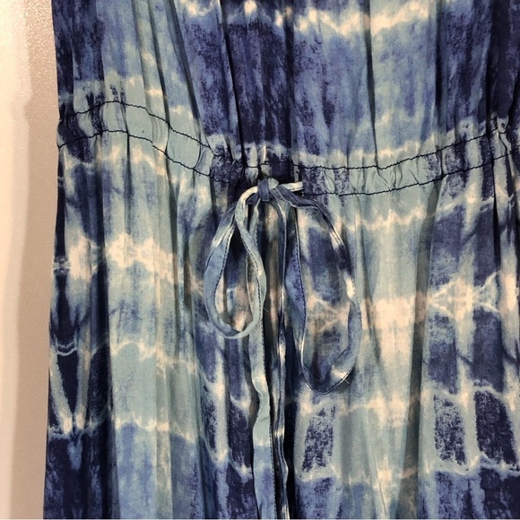 Beach Lunch Lounge Coley Tie Dye Sleeveless Lightweight Sundress with Tie String - Picture 5 of 14